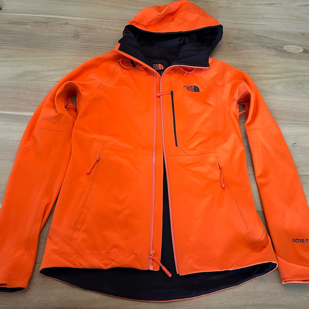 The North Face Women's Orange Hooded Softshell Jacket